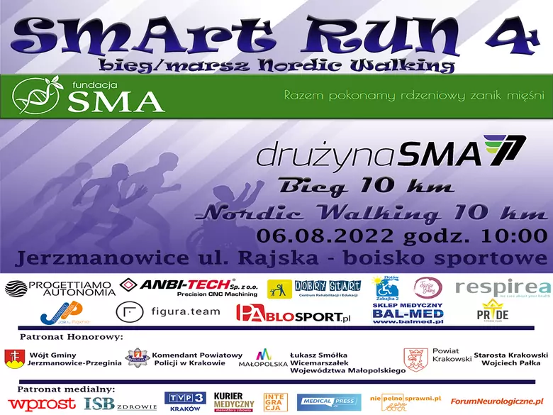 SMArt RUN – bieg dla chorych na rdzeniowy zanik mięśni